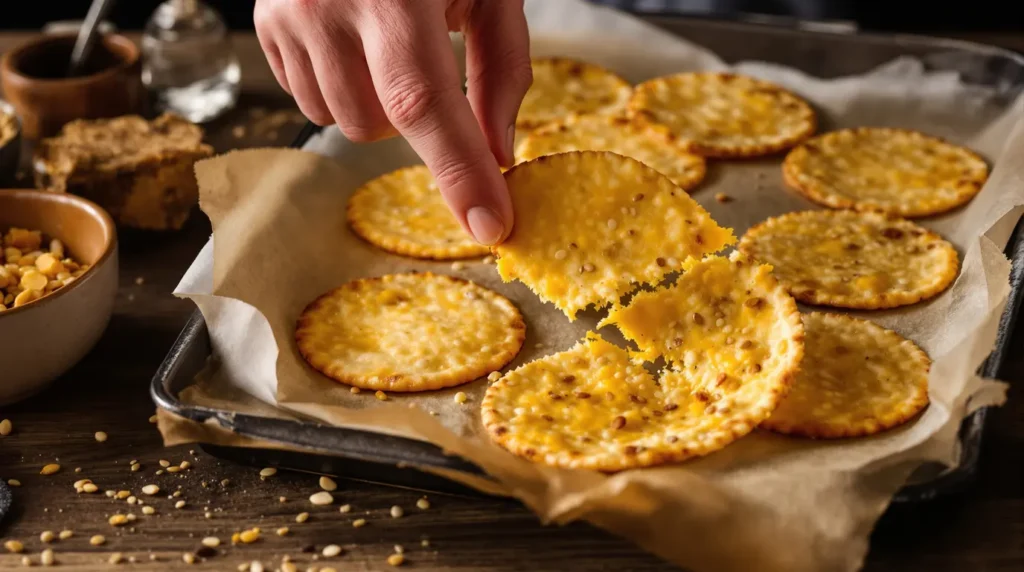 No more store-bought crackers: all you need is grated comté cheese and a handful of seeds to whip up a delicious batch in just eight minutes