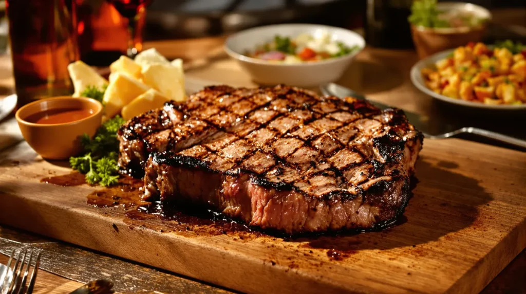 What wine to choose for a grilled ribeye steak on the barbecue?
